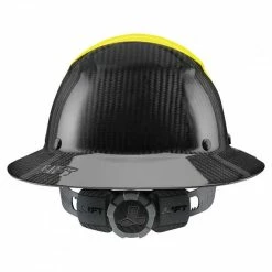 Lift Safety Lift DAX Fifty 50 Carbon Fiber Full Brim Hard Hat (Yellow/Black) HDF50C-19HC -Confined Space Equipment Shop hdf50c 19hc 3