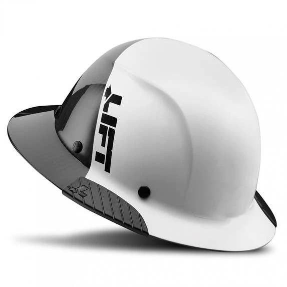Lift Safety Lift DAX Fifty 50 Carbon Fiber Full Brim Hard Hat (Black/White) HDF50C-19WC 2 Lift Safety Lift DAX Fifty 50 Carbon Fiber Full Brim Hard Hat (Black/White) HDF50C-19WC - Image 2
