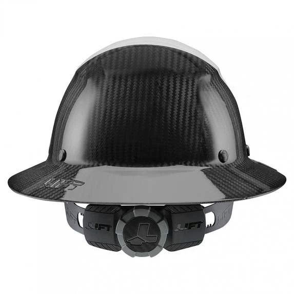 Lift Safety Lift DAX Fifty 50 Carbon Fiber Full Brim Hard Hat (Black/White) HDF50C-19WC 4 Lift Safety Lift DAX Fifty 50 Carbon Fiber Full Brim Hard Hat (Black/White) HDF50C-19WC - Image 4