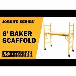 Anchor Brand® Metaltech Jobsite Series 6' Baker Scaffold I-CISC