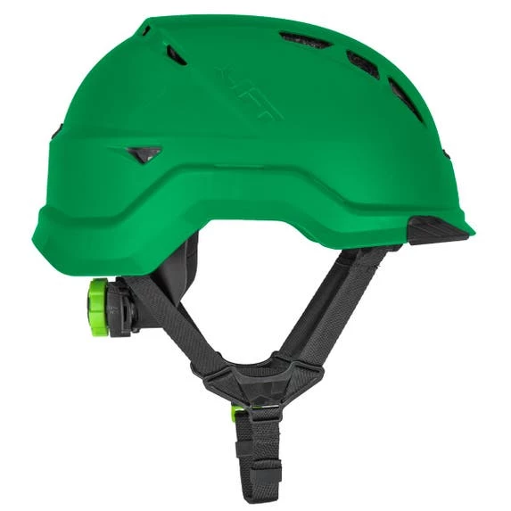 Lift Safety Lift RADIX Vented Safety Helmet - Green HRX-22GC2 4 Lift Safety Lift RADIX Vented Safety Helmet - Green HRX-22GC2 - Image 4