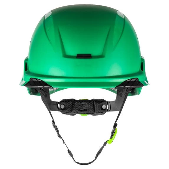 Lift Safety Lift RADIX Non-Vented Safety Helmet - Green HRX-22GE2 3 Lift Safety Lift RADIX Non-Vented Safety Helmet - Green HRX-22GE2 - Image 3
