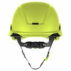 Lift Safety Lift RADIX Non-Vented Safety Helmet - Hi-Viz Yellow HRX-22HVE2 -Confined Space Equipment Shop hrx 22hve2 radix hiviz non vented front