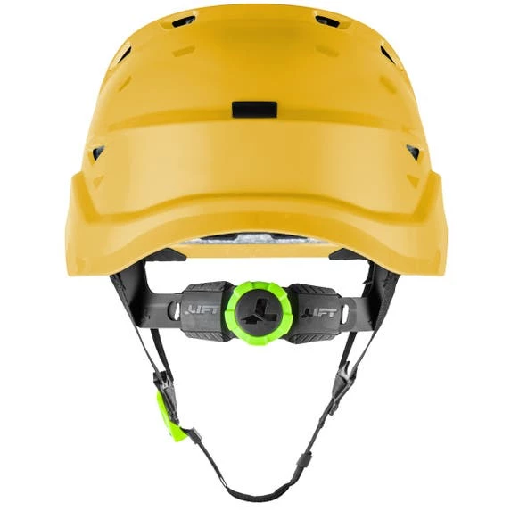 Lift Safety Lift RADIX Vented Safety Helmet - Yellow HRX-22LC2 2 Lift Safety Lift RADIX Vented Safety Helmet - Yellow HRX-22LC2 - Image 2