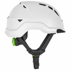 Lift Safety Lift RADIX Vented Safety Helmet - White HRX-22WC2 -Confined Space Equipment Shop hrx 22wc2 radix white vented side right