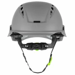 Lift Safety Lift RADIX Vented Safety Helmet - Grey HRX-22YC2 6 Lift Safety Lift RADIX Vented Safety Helmet - Grey HRX-22YC2 -Confined Space Equipment Shop hrx 22yc2 radix gray vented front