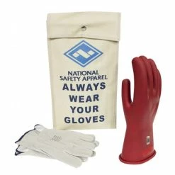 NSA DriFire AG Safety Class 0 Rubber Voltage Glove Kit KITGC0R1014