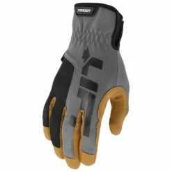 Lift Safety LIFT TRADER Glove Slip On/Off Cuff Grey GTR-17YBR