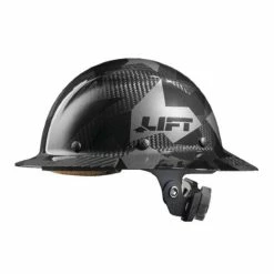 Lift Safety Lift DAX Carbon Fiber Full Brim Hard Hat (Black Camo) HDC-20CK