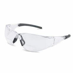 Brass Knuckle Protection Brass Knuckle 1.5 Clear Lens Standard Anti-Fog Reader Glasses With Black Frame BKREAD-6015