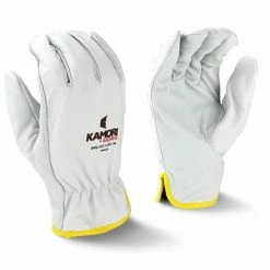 Radians KAMORI Cut Protection Level A4 White Grain Goatskin Work Gloves - RWG52-OPT