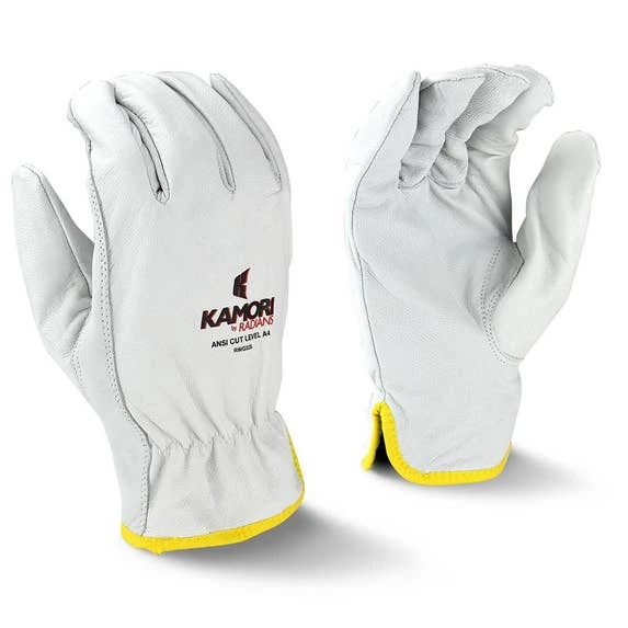Radians KAMORI Cut Protection Level A4 White Grain Goatskin Work Gloves - RWG52-OPT 1 Radians KAMORI Cut Protection Level A4 White Grain Goatskin Work Gloves - RWG52-OPT