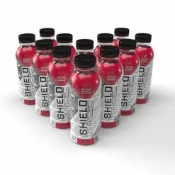Shield Hydration SHIELD Zero Electrolyte Hydration Ready-To-Drink Bottle - Berry Flavored (12 Pack) Z2-02-16.9-12-BR
