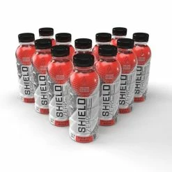 Shield Hydration SHIELD Zero Electrolyte Hydration Ready-To-Drink Bottle - Pineapple Mango Flavored (12 Pack) Z2-02-16.9-12-PM