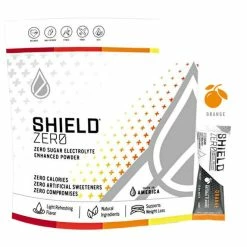 Shield Hydration Shield Zero Electrolyte Hydration Powder Mixes Single Serve - Orange Flavored (Box Of 100) Z2-01-01-100-OR